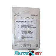 Ковпачки світлодіодні кольору червоний 2 штуки набір і 6 батарейок, фото 2