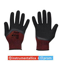 Перчатки защитные Flash Grip Red Full латекс размер 9 блистер RWFGRDF9 Bradas