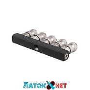 Розгалужувач повітря 1/4 на 5 виходів прямий зі швидкорознімними з'єднаннями 10bar PT-1857 Intertool, фото 2