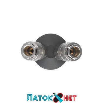 Розгалужувач повітря 1/4 на 2 виходи V-подібний зі швидкорознімними з'єднаннями 10bar PT-1852 Intertool