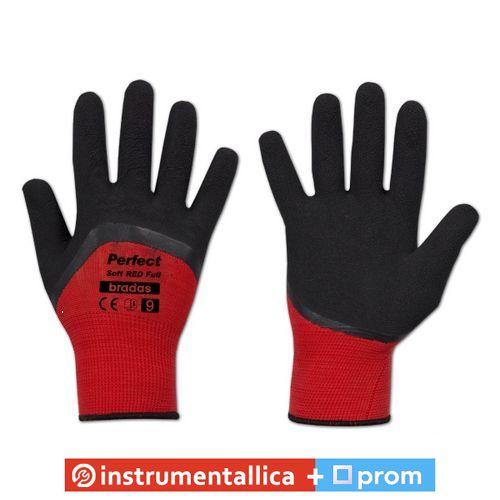 Рукавиці захисні Perfect Soft Red Full латекс розмір 11 RWPSRDF11 Bradas