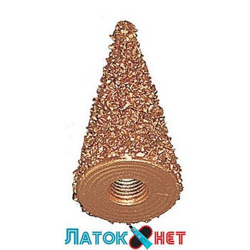 Шорсткий конус гострий К18 d 25 x 50 мм різь 3/8 4500 об./хв 5958872 Tip top Німеччина