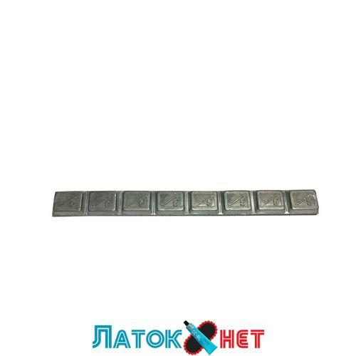 Груз клейкий низька блакитна стрічка 8x5г, свинець type 706 h=4 мм Hofmann, Німеччина