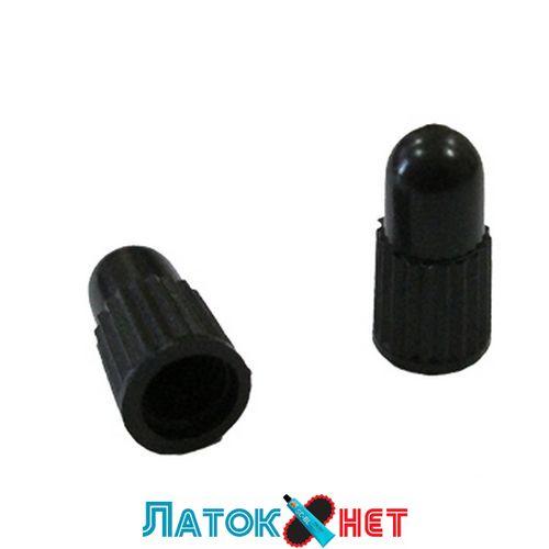 Ковпачок чорний пластиковий V-86 для велосипедних вентилів, фото 1