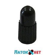 Ковпачок чорний пластиковий V-86 для велосипедних вентилів, фото 2