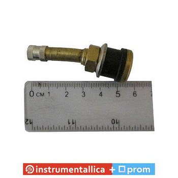 Вентиль безкамерний для вантажних автомобілів TR 500-23 посадка 15,7 мм кут 23° довжина 58 мм