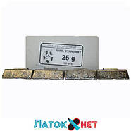 Грузик набивний для легкосплавних дисків 25 г Україна, фото 2