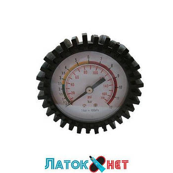 Манометр до пістолета підкачування коліс STG-29 (різь ззаду) MAN-STG-29G Airkraft