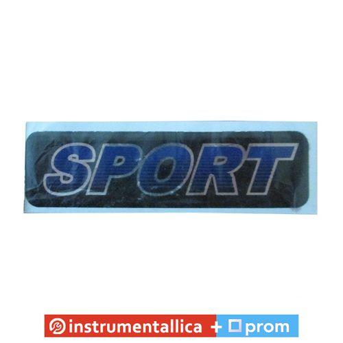 Емблема силіконова SPORT 10 см х 3 см