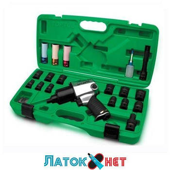 Набір із пневмогайковертом 1/2 KAAA1640 542 Нм GDAI2701 Toptul 27ед