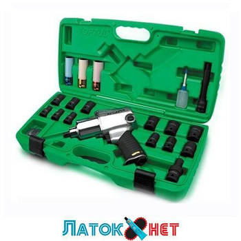 Набір з пневмогайковертом 1/2 KAAA1660 813 Нм GDAI2703 Toptul 27ед