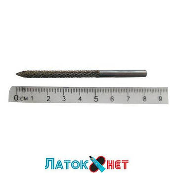 Фреза карбідна діаметр 4,5 мм загальна довжина 80 мм робоча частина 50 мм XTra-Seal США 14-345