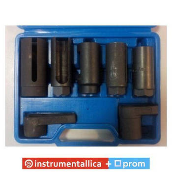 Набір головок для кисневих датчиків, (лямбда-зонда) 7 предметів 1-E1017 Ampro