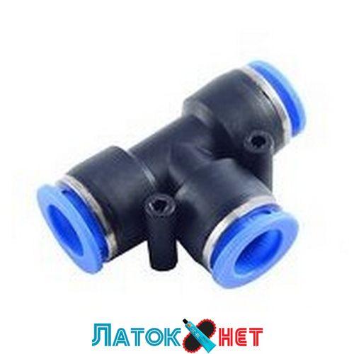 Фітинг T-подібний для пластикових трубок 16 мм RF-SPE16 Rock Force, фото 1