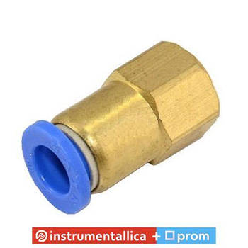 З'єднувач швидкорознімний внутрішня різь 1/8 — пластиковий шланг 6 мм SPCF06-01 Airkraft