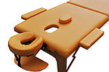 Масажний стіл складаний ZENET ZET-1042 YELLOW розмір M ( 185*70*61), фото 2