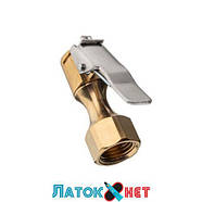 Наконечник для накачування шин із внутрішньою різзю 1/4 латунь PT-5014 Intertool, фото 4