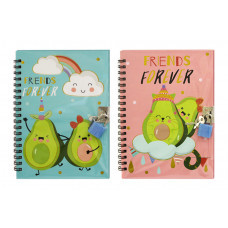 Блокнот дитячий на замку Авокадо 50 аркушів в лінію арт. 36K-3, фото 1