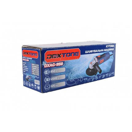 Шліфмашина кутова Dextone DXAG-950 Болгарка, фото 2
