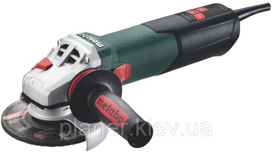 Кутова шліфувальна машина Metabo W 12-125 Quick Set з набором інструменту (600398510)