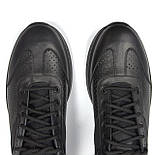 Літні полегшені шкіряні чоловічі кросівки взуття з перфорацією Rosso Avangard DolGa Run All Black Perf, фото 8