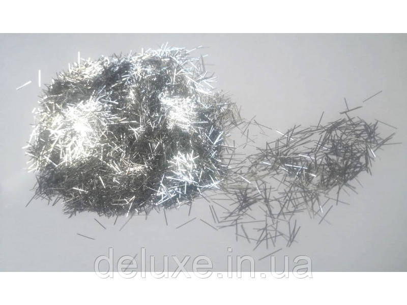 Блистки, сріблястий смужка 10мм, 10г, фото 1