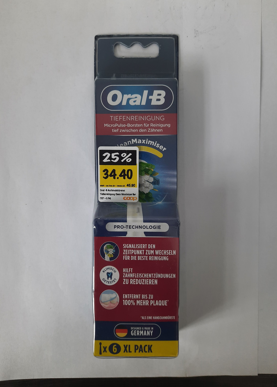 Насадка для щітки Oral-B TIEFENREINIGUNG 6 шт. ( EB25RB-6)
