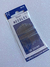 Голки ручні (голки для ручного шиття) NEEDLES No 120-013 (20шт)