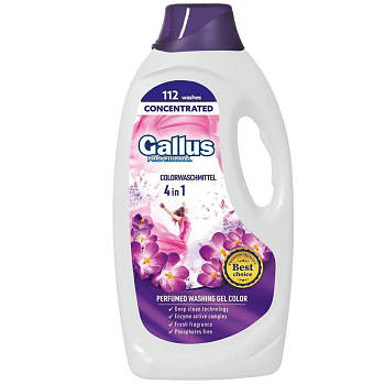 Гель для прання Gallus Professional Concentrated 4в1 4 л Color 112 циклів прання