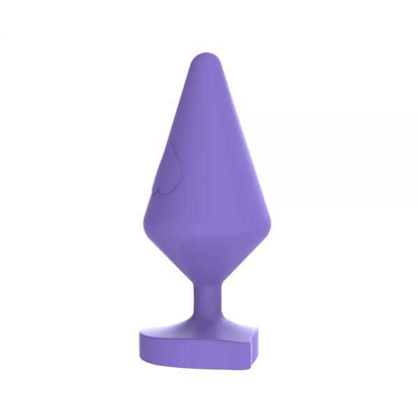 Анальний плаг Large Luv Heart Plug, Purple, фото 1
