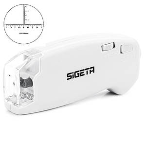 Мікроскоп SIGETA MicroGlass 40x R/T (зі шкалою)