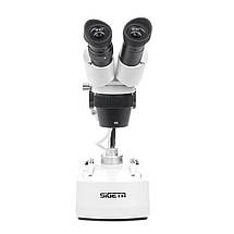 Професійний стереоскопічний мікроскоп Sigeta MS-217 20x-40x Led Bino Stereo, фото 3