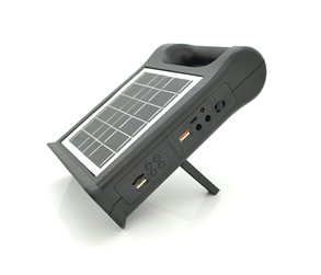 Переносна сонячна система для освітлення CL22+Solar, Power bank 10000mAh, MP3 плеєр, 2*USB виходи, 2 лампочки, фото 3
