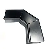 Кут трапеція для гардини 3х смугової, чорний, фото 3