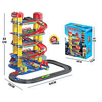 Игрушка Парковка (5 этажей, автоматический подъёмник со светом и звуком, 6 машинок) 1801 А-12 (5)