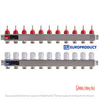 Коллекторный блок с расxодомерами EUROPRODUCT 1"x11