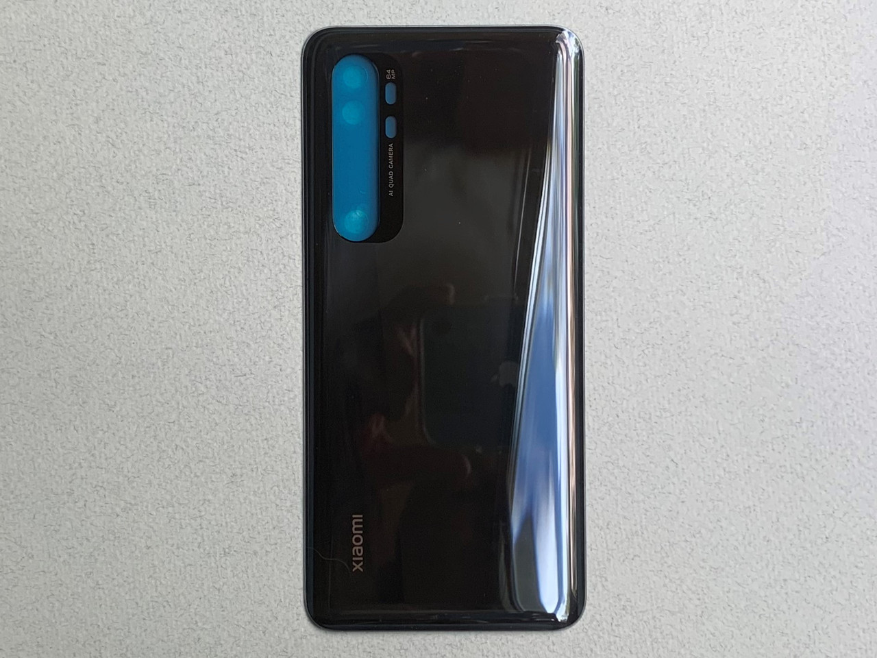 Задня кришка для Xiaomi Mi Note 10 Lite Midnight Black на заміну чорна