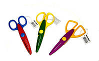 Ножницы фигурные 13.5см, с пластиковыми ручками, ассорти SP28008 Peppy Pinto