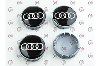 Ковпачок — заглушка диска Audi 56/58 мм (к-т 4 шт.)