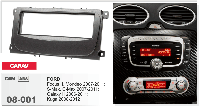 1-DIN переходная рамка FORD Focus II,Mondeo, S-Max, C-Max 2007-2011; Galaxy II 2006-2011; Kuga, CARAV 08-001