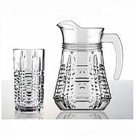 Набор City Glass Athena кувшин 1300мл + 6 стаканов 250мл (3S300058)