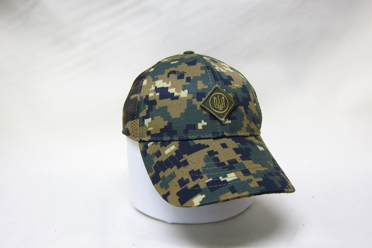 Кепка бейсболка тактична літня із сіткою камуфляж піксель DAVANI 00570-1, фото 1