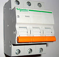 Автоматичний вимикач Schneider Electric ВА63 3П 10 A C 3х 10 уцінка