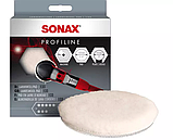 Круг полірувальний з натуральної овечої вовни і поліестеру (133 мм) PROFILINE Lammwollpad 133, ТМ SONAX, фото 2