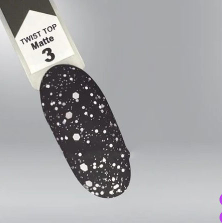 Топ для гель-лаку Oxxi Professional Twist Matte Top 3, 10 мл