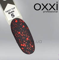 Топ для гель-лаку Oxxi Professional Twist Matte Top 5, 10 мл