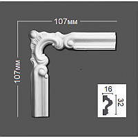 Угловой полиуретановый элемент Grand Decor HCR 502-3