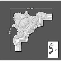 Угловой полиуретановый элемент Grand Decor HCR 518-2