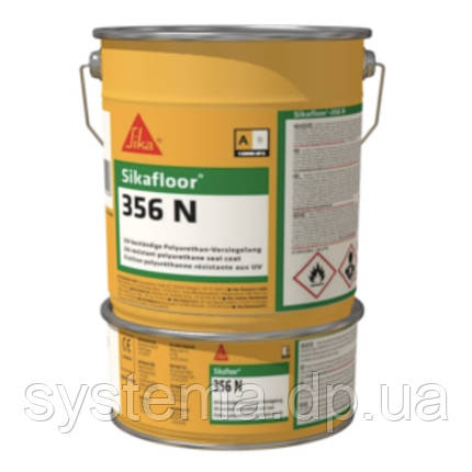 Sikafloor®-356 N - 2К поліуретановий матовий матеріал для пристрою завершальних шарів, 10 кг, фото 1