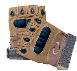 Тактичні рукавиці ЗСУ без пальців (Койот), рукавиці тактичні без пальців (Койот)
